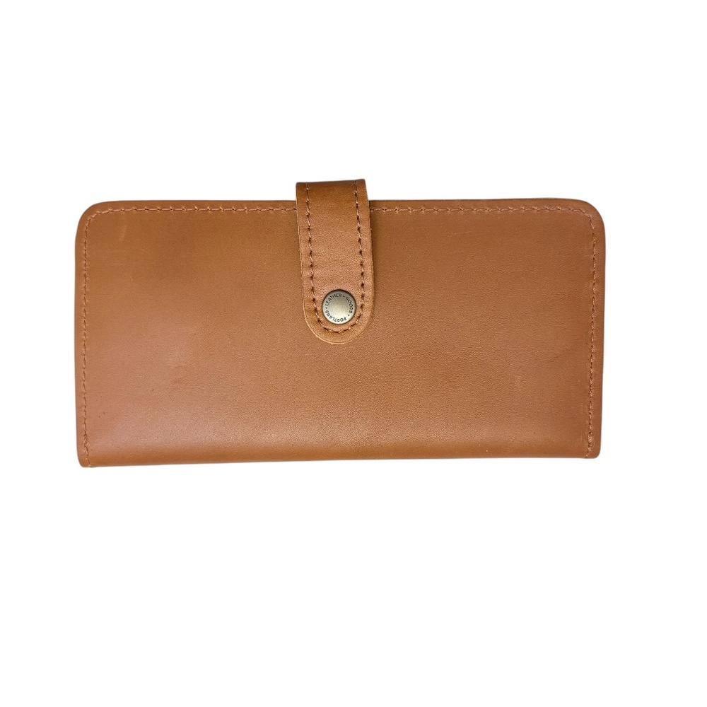 Portland leather Goods light brown leather bifold wallet